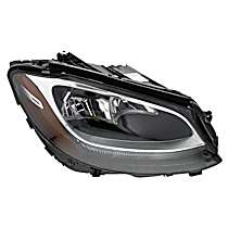 205-906-72-02 Passenger Side Halogen Headlight, With bulb(s), OE Replacement