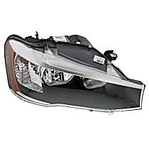 63-11-7-334-074 Passenger Side Halogen Headlight, With bulb(s), OE Replacement