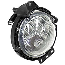 Front, Driver or Passenger Side Halogen Fog Light, Without bulb(s), OE Replacement