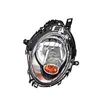 Driver Side Halogen Headlight, With bulb(s), OE Replacement