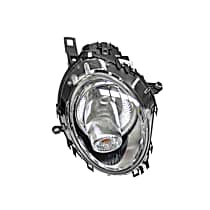 Passenger Side Halogen Headlight, With bulb(s), OE Replacement