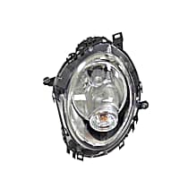 Driver Side Halogen Headlight, With bulb(s), OE Replacement
