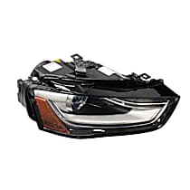 Passenger Side HID/Xenon Headlight, With bulb(s), OE Replacement