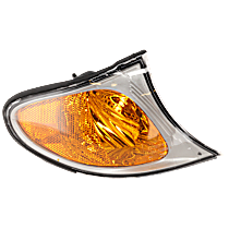 Passenger Side Corner Light, With Bulb(s), Halogen, Titanium Surround Trim, Sedan/Wagon
