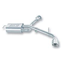 11743 S-type Series - 2005-2010 Scion tC Axle-Back Exhaust System - Made of 304 Stainless Steel