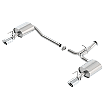 11853 S-type Series - 2013-2017 Honda Accord Axle-Back Exhaust System - Made of 304 Stainless Steel