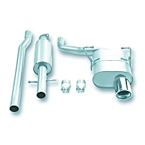 140030 Touring Series - 2002-2007 Mini Cooper Cat-Back Exhaust System - Made of 304 Stainless Steel