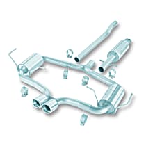 140119 S-type Series - 2004-2013 Mini Cooper Cat-Back Exhaust System - Made of 304 Stainless Steel