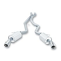 140276 S-type Series - 2007-2010 BMW Cat-Back Exhaust System - Made of 304 Stainless Steel
