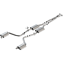 140686 ATAK Series - 2015-2020 Cat-Back Exhaust System - Made of 304 Stainless Steel