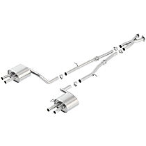140736 S-type Series - 2018-2020 Kia Stinger Cat-Back Exhaust System - Made of 304 Stainless Steel