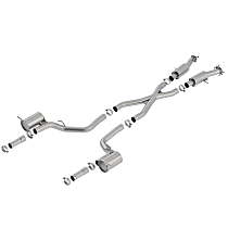 140756 ATAK Series - 2018-2020 Jeep Grand Cherokee Cat-Back Exhaust System - Made of Stainless Steel