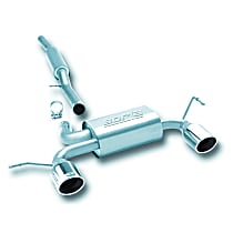 14957 S-type Series - 2001-2006 Audi TT Quattro Cat-Back Exhaust System - Made of 304 Stainless Steel