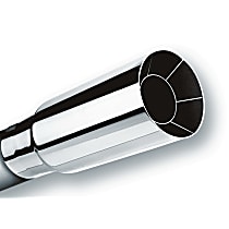20102 Exhaust Tip - Polished, Stainless Steel, Single, Universal, Sold individually