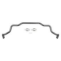 5419 Front Sway Bar Kit, Steel, 35 mm, Non-adjustable, Powdercoated Silver