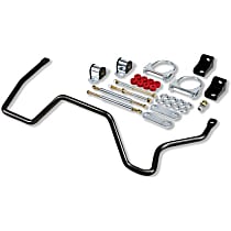 5542 Rear Sway Bar Kit, Cold Formed Steel, 3/4 in., Non-adjustable, Powdercoated Silver