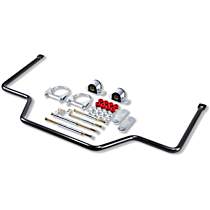 5546 Rear Sway Bar Kit, Cold Formed Steel, 1 in., Non-adjustable, Powdercoated Silver
