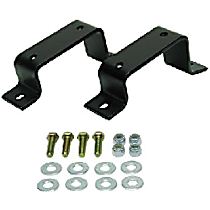 5704 Front Sway Bar Kit, Steel, 1 in., Non-adjustable, Powdercoated Black