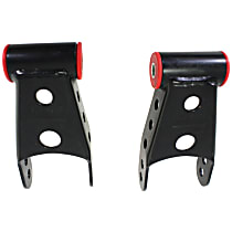 6425 Leaf Spring Shackles and Hangers - Direct Fit, 2-spring set