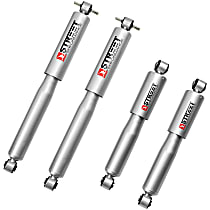 9547 Front and Rear, Driver and Passenger Side Street Performance Series Shock - Set of 4, For Lowered Vehicles