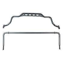 9940 Front and Rear Sway Bar Kit, Steel, Non-adjustable, Sport Utility, Powdercoated Black