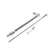 22166 Automatic Transmission Dipstick - Polished, Aluminum, Locking, Direct Fit, Kit