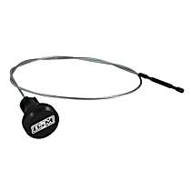 22301 Automatic Transmission Dipstick - Black, Billet Steel and Aluminum, Locking, Direct Fit, Sold Individually