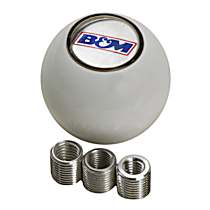 Universal, Pro-Stick Series Shift Knob - White Plastic  Sold individually
