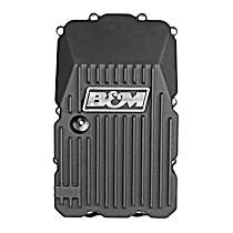 70393 Transmission Pan, Anodized Black, Cast Aluminum, 3.5 Quarts Over Stock, Sold Individually