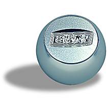 80534 Quicksilver Series Shift Knob - Satin, Aluminum, Universal, Sold individually