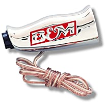 80659 T-Handle Series Shift Knob - Chrome, Aluminum, Universal, Sold individually