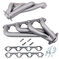 Headers, Shorty, 5.0L 8Cyl, EO# D-245-16, Titanium Ceramic Coated, Made of Steel - 