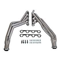 Headers Long Tube, Silver Ceramic Coated, Made of Steel