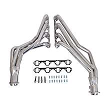 Headers, Long Tube, 5.0L 8Cyl, Silver Ceramic Coated, Made of Steel - 