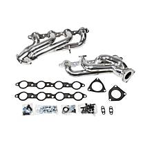 40050 Headers Shorty, Silver Ceramic Coated, Made of Steel