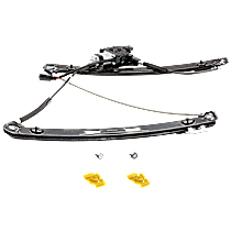 Front, Driver Side Window Regulator, Power, Sedan/Wagon