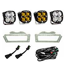 Front, Driver and Passenger Side LED Fog Light, With bulb(s)