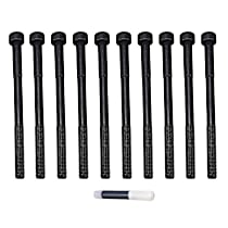 016-1018 Beck Arnley OE Replacement Cylinder Head Bolt, Set of 10