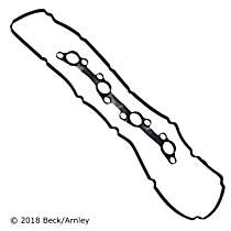 Valve Cover Gasket, Includes Spark Plug Tube Seals, 4 Cyl 2.7L - 