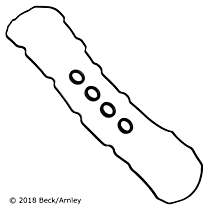 036-1858 Driver Side Valve Cover Gasket