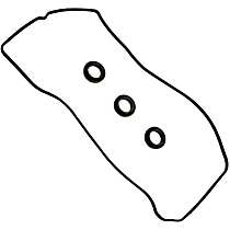 Passenger Side Valve Cover Gasket, Includes Spark Plug Tube Seals, 6 Cyl 4.0L, Beck Arnley OE Replacement