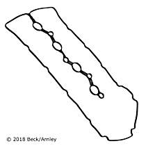 Valve Cover Gasket, Includes Spark Plug Tube Seals, 4 Cyl 2.0L - 