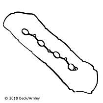 Valve Cover Gasket, Includes Spark Plug Tube Seals, 4 Cyl 2.4L - 