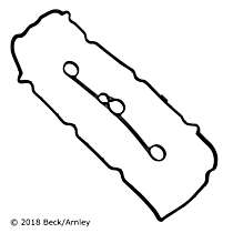 Driver Side Valve Cover Gasket, Includes Spark Plug Tube Seals, 6 Cyl 3.7L