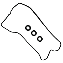 Passenger Side Valve Cover Gasket, Includes Spark Plug Tube Seals, 6 Cyl 3.5L