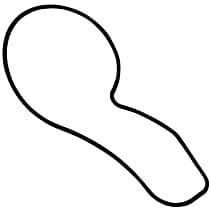 Water Pump Gasket - Direct Fit, Sold Individually