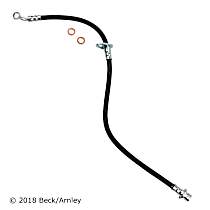 Rear, Passenger Side Brake Line, OE Replacement Series