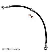 Front, Passenger Side Brake Line, OE Replacement Series - Front, Passenger Side