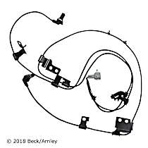 Rear, Driver or Passenger Side ABS Speed Sensor - Sold individually