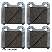 085-0654 Premium Series Organic Brake Pad Set